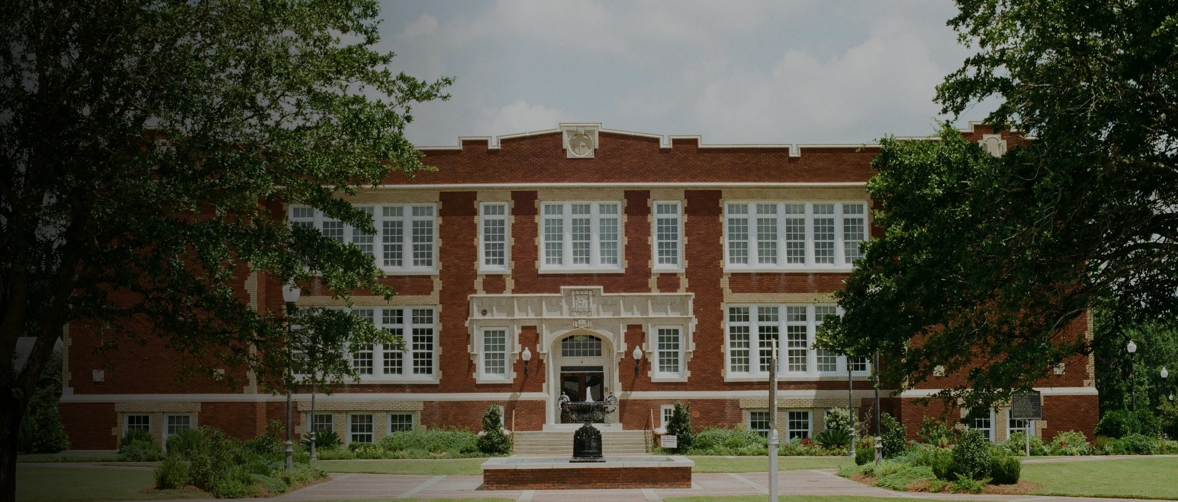 Brick school building