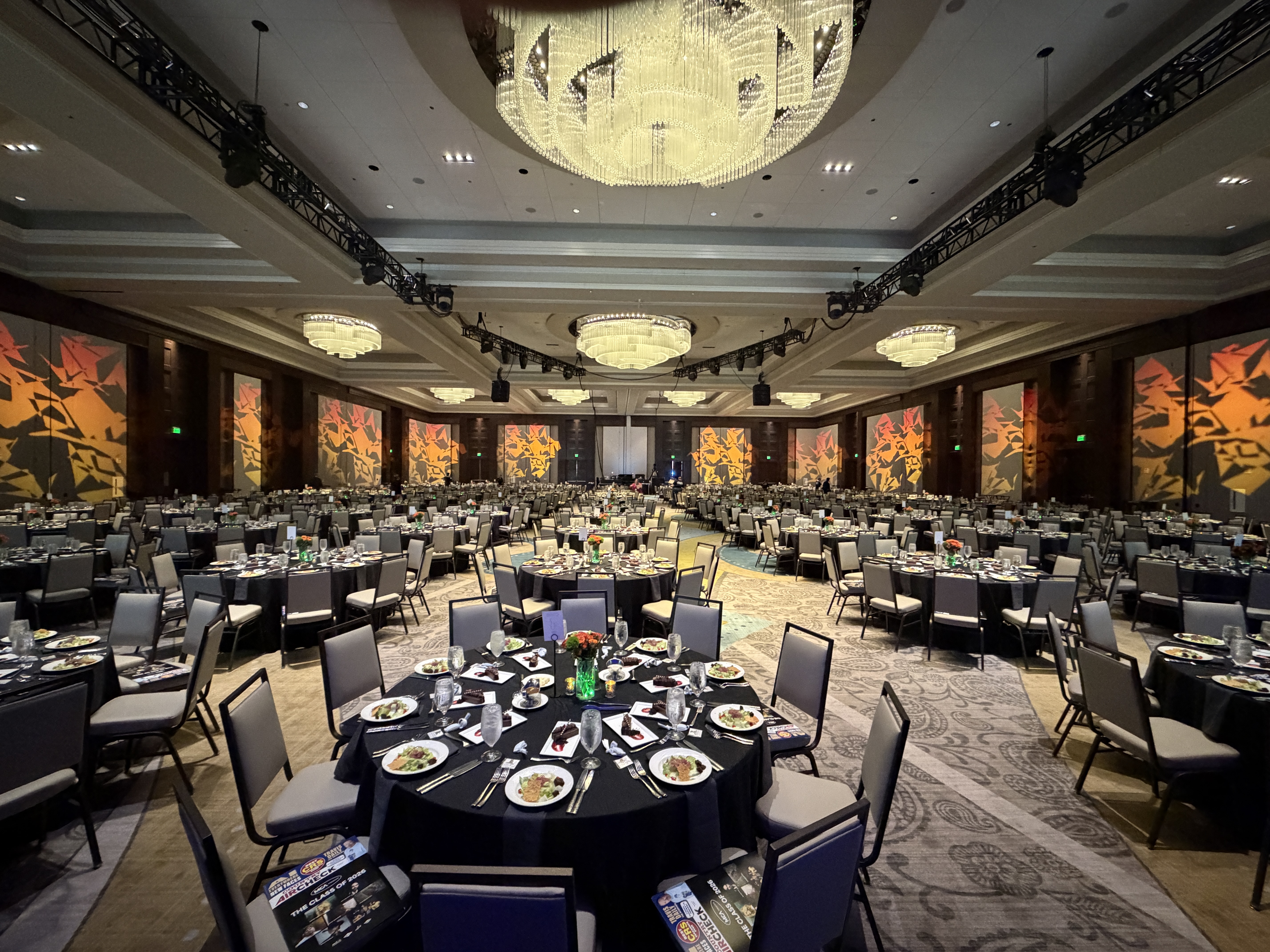 Professional event venue prepared for security coverage